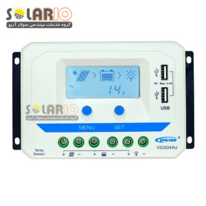 شارژ کنترلر خورشیدی EPSOLAR 30A مدل VS3024AU