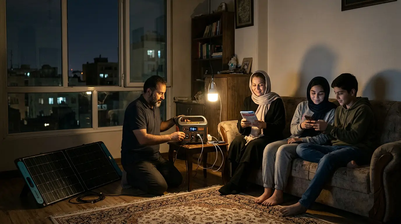 پک اضطراری جنگ , پنل خورشیدی
